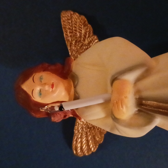 Vintage illuminated Christmas decoration angel - Picture 3 of 6